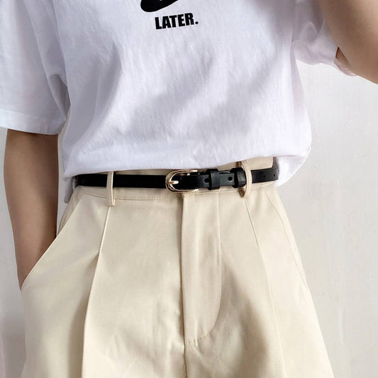 SIMPLE AND VERSATILE THIN BELT_CWABE0657