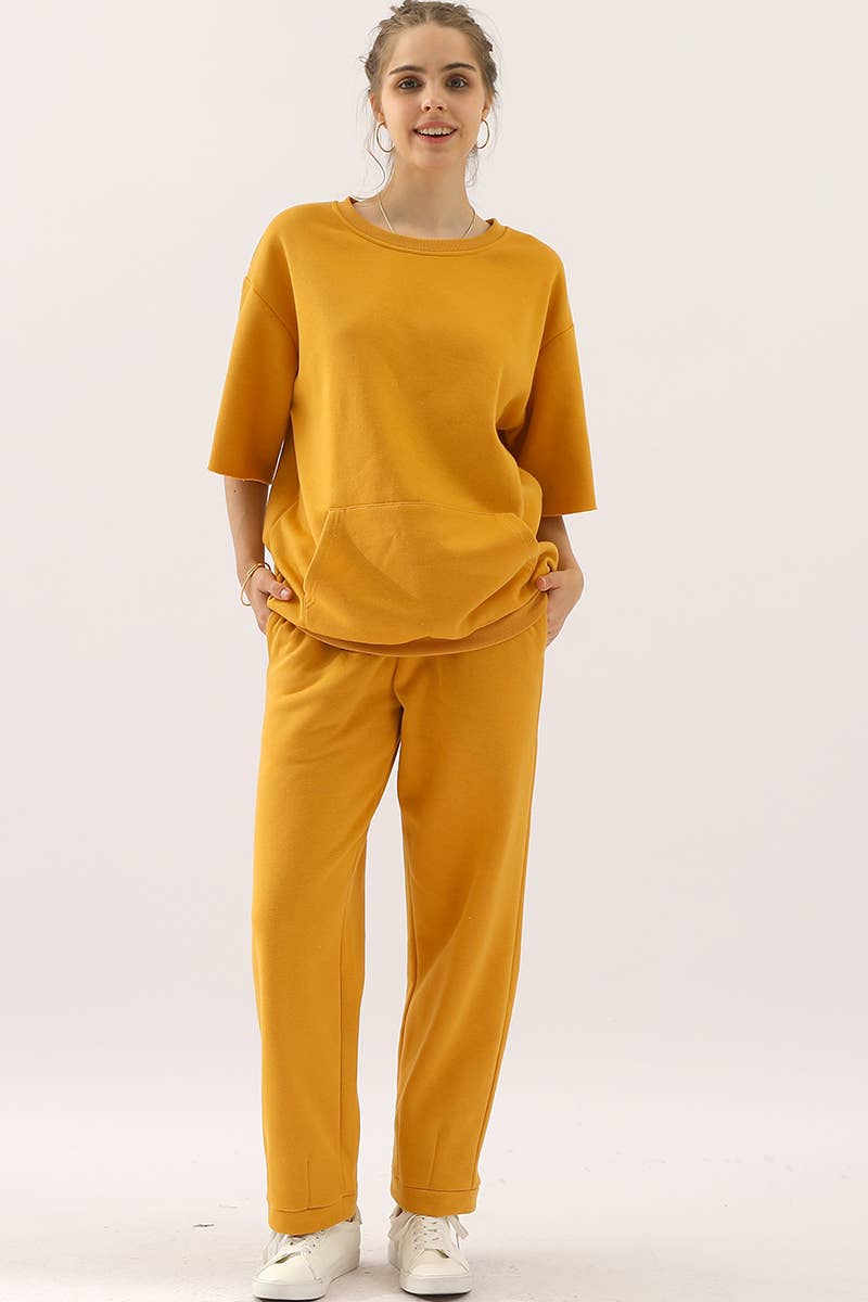 CWBLP392-P_PLUS SIZE HIGH WAISTED WIDE LEG LONG SWEATPANTS