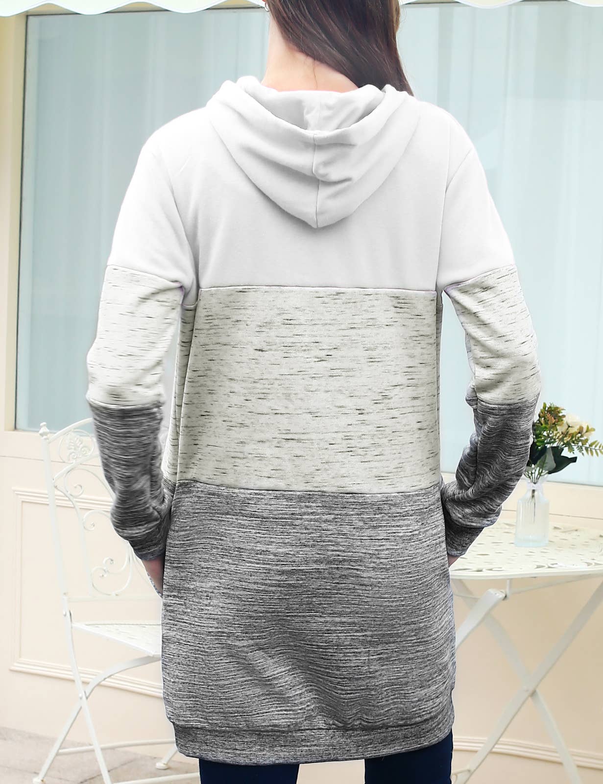 CWOHOL449_Lightweight Thin Long Hoodie