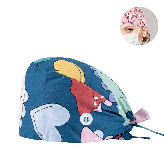 PURE COTTON CARTOON PRINT THIN TOE CAP_CWAH3389