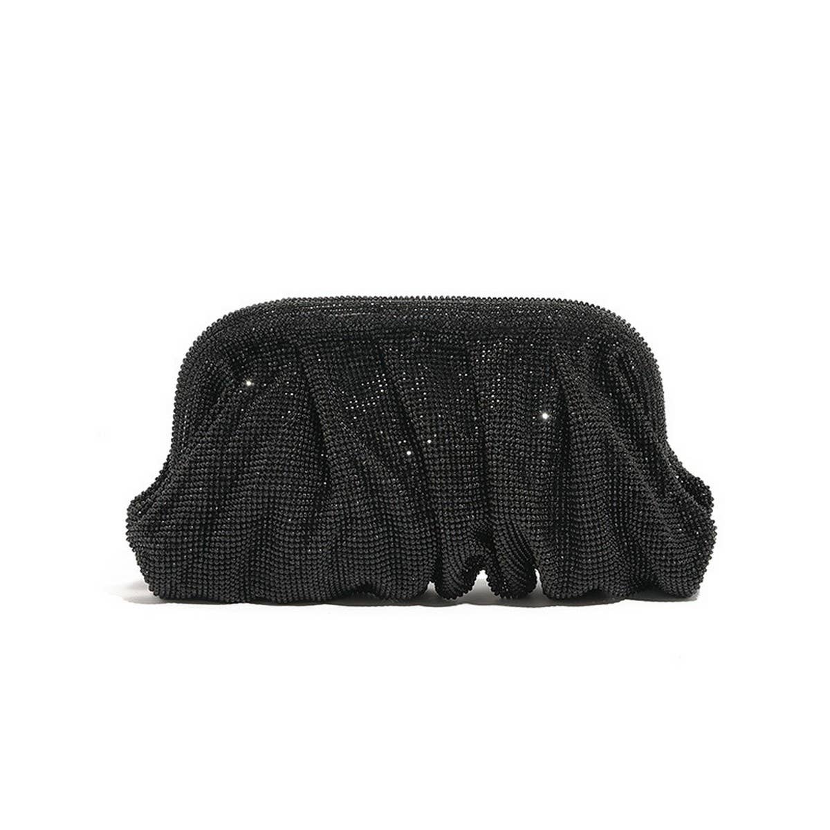 LUXURY HANDMADE RHINESTONE CLOUD CLIP EVENING BAG_CWAB3591