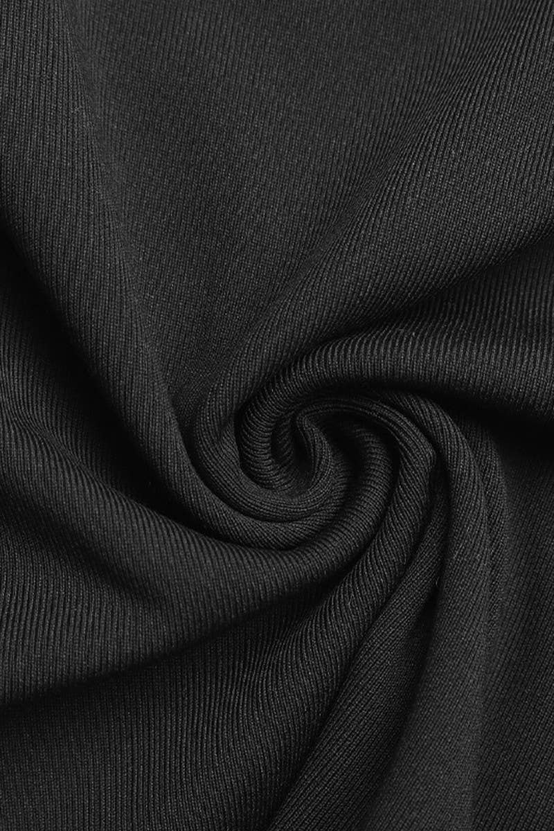 CWTBLL3271_OFF-THE-SHOULDER BOW TIE LONG-SLEEVED T-SHIRT TOP