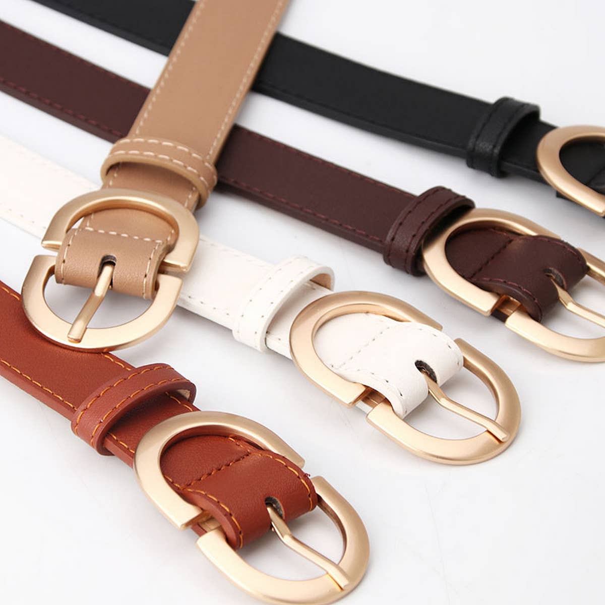 CWABE0897_CASUAL METAL BUCKLE BELT