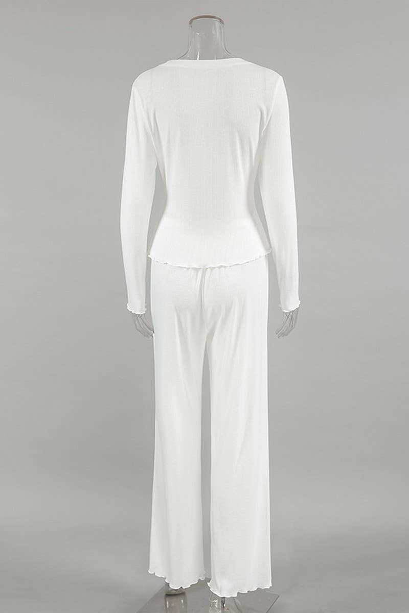 CWSPJ00526_KNIT HEART PAJAMA SET WOMEN 2 PIECE LOUNGEWEAR