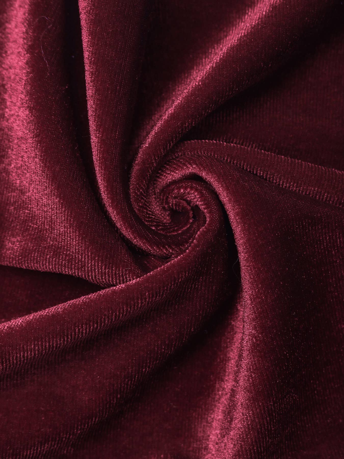 COMMUTER STYLE HIGH-WAISTED VELVET WIDE-LEG PANTS