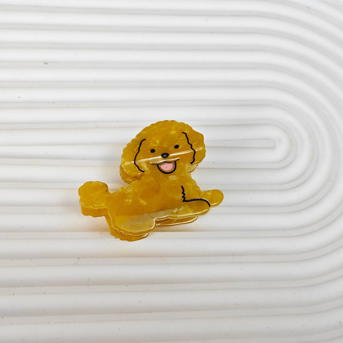 Cartoon Corgi Hair Claw Clip, Acetate Material_CWAHA6433