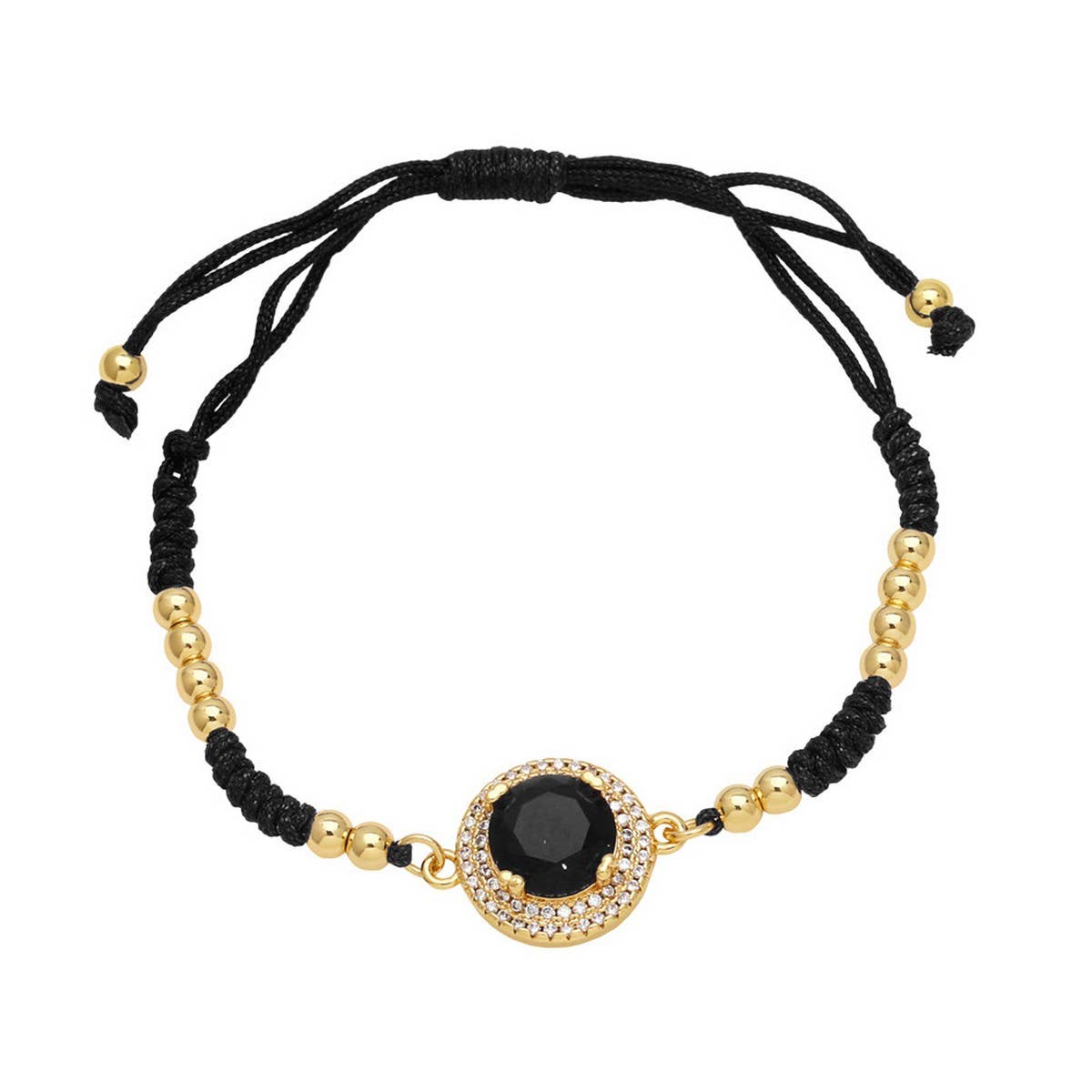 SET WITH COLORED ZIRCON BRACELET