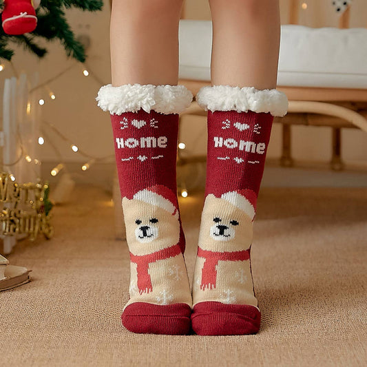 CHRISTMAS SERIES FUZZY INDOOR SLIPPER SHOES