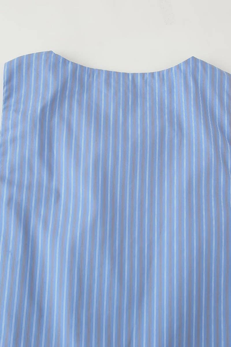 CWSBSSL0153_NICHE HIGH-END STRIPED VEST TOP + PANTS SET