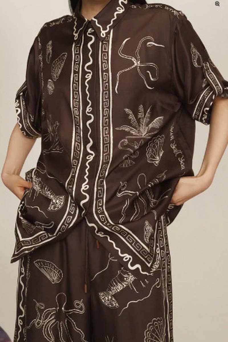 CWSS1234_FASHION HOLIDAY LOOSE CASUAL TWO-PIECE SUIT