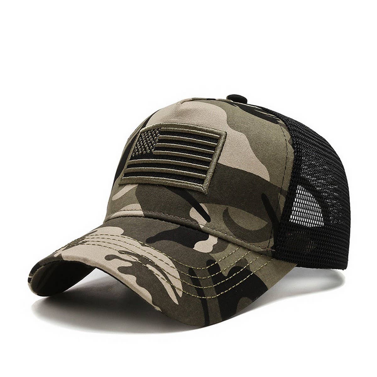 SUMMER MESH HAT EMBROIDERED BASEBALL CAP_CWAH0947