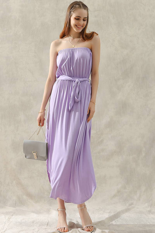 CWDTD033_OFF SHOULDER TUBE TOP MAXI DRESS WITH WAIST STRAP