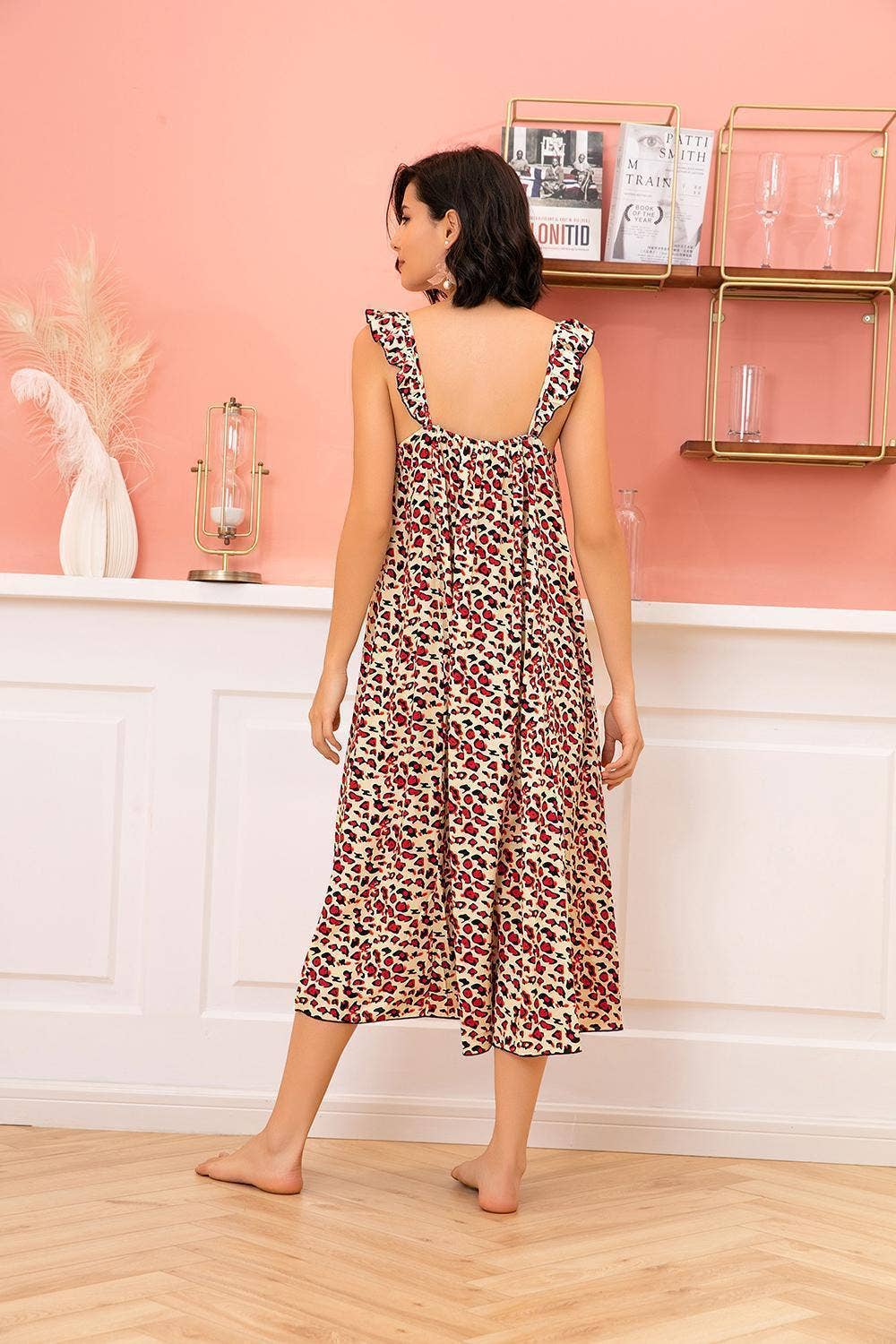 Floral camisole nightdress nightskirt homewear