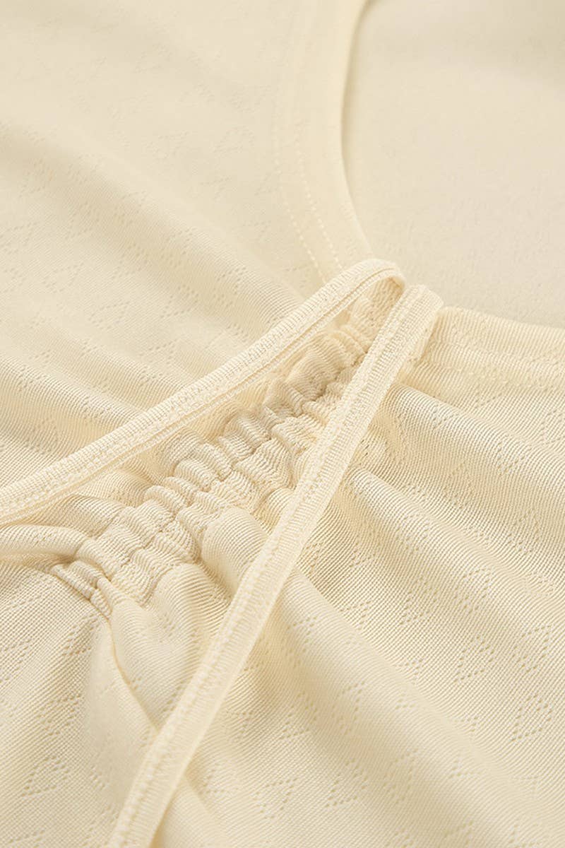 CWSPJ0169_KNITTED SHORT-SLEEVED SHORTS HOME WEAR SET