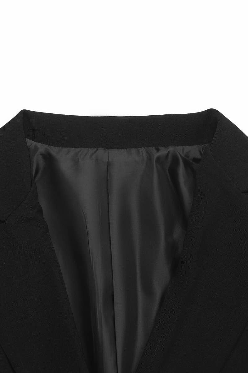 CWOCO0415_SOLID COLOR COMMUTING SIMPLE SUIT JACKET