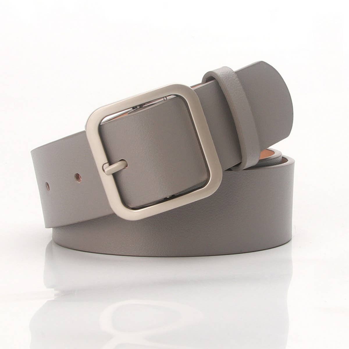 CWABE0925_CASUAL SQUARE BUCKLE BELT