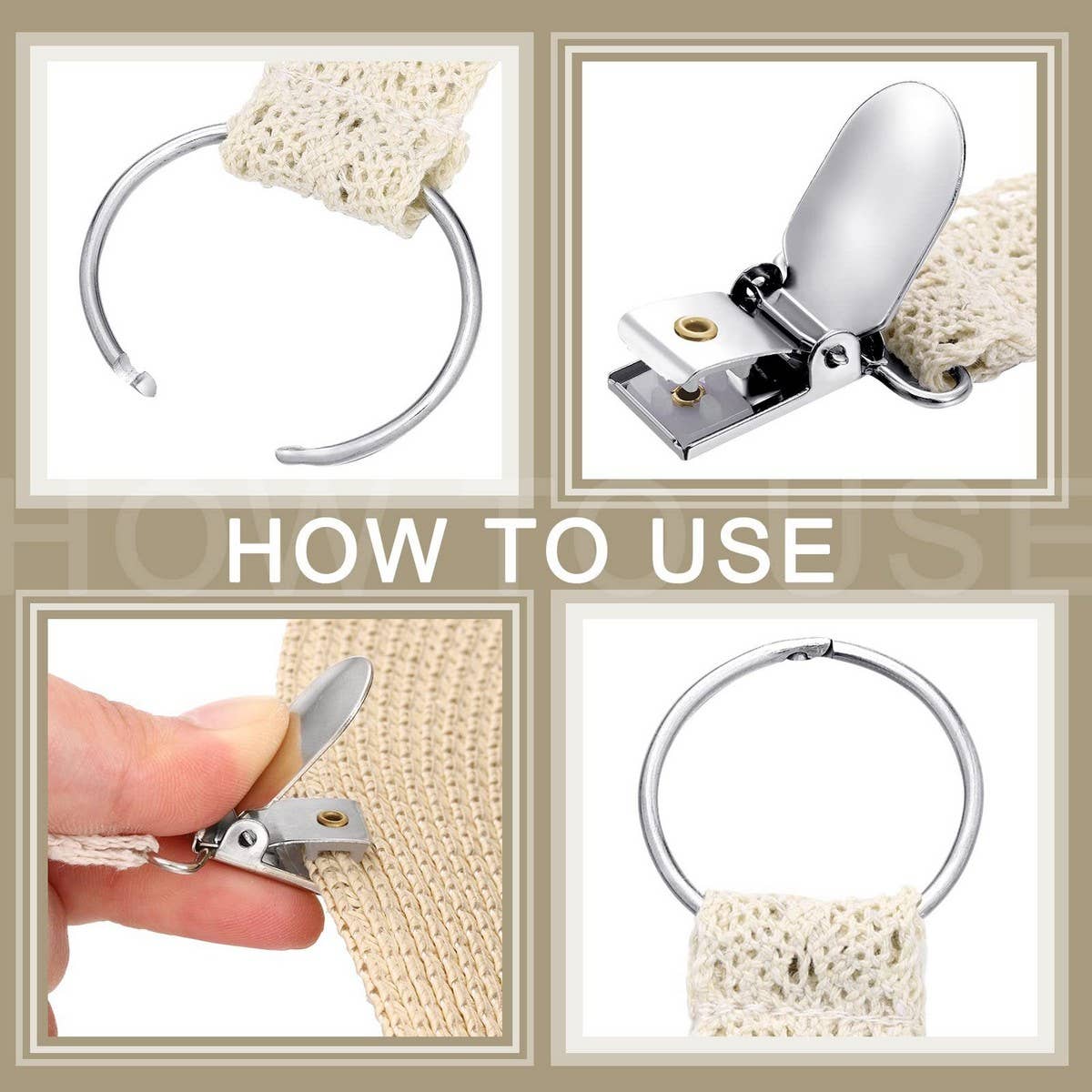 LACE TRAVEL MULTIFUNCTIONAL PORTABLE SHAWL CLIP