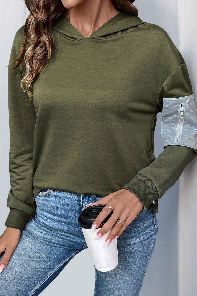 CWOHOL1099_AUTUMN CASUAL COLORBLOCK HOODED SWEATSHIRT