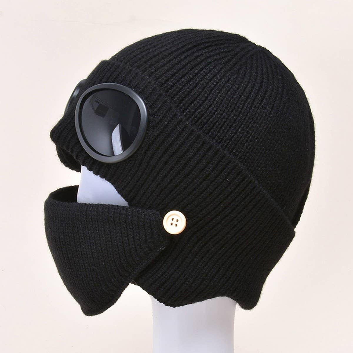 GLASSES EARMUFFS PLUS VELVET WARM HAT