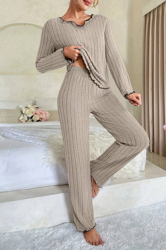 CWSTB1332_LONG-SLEEVED T-SHIRT AND TROUSERS TWO-PIECE SUIT