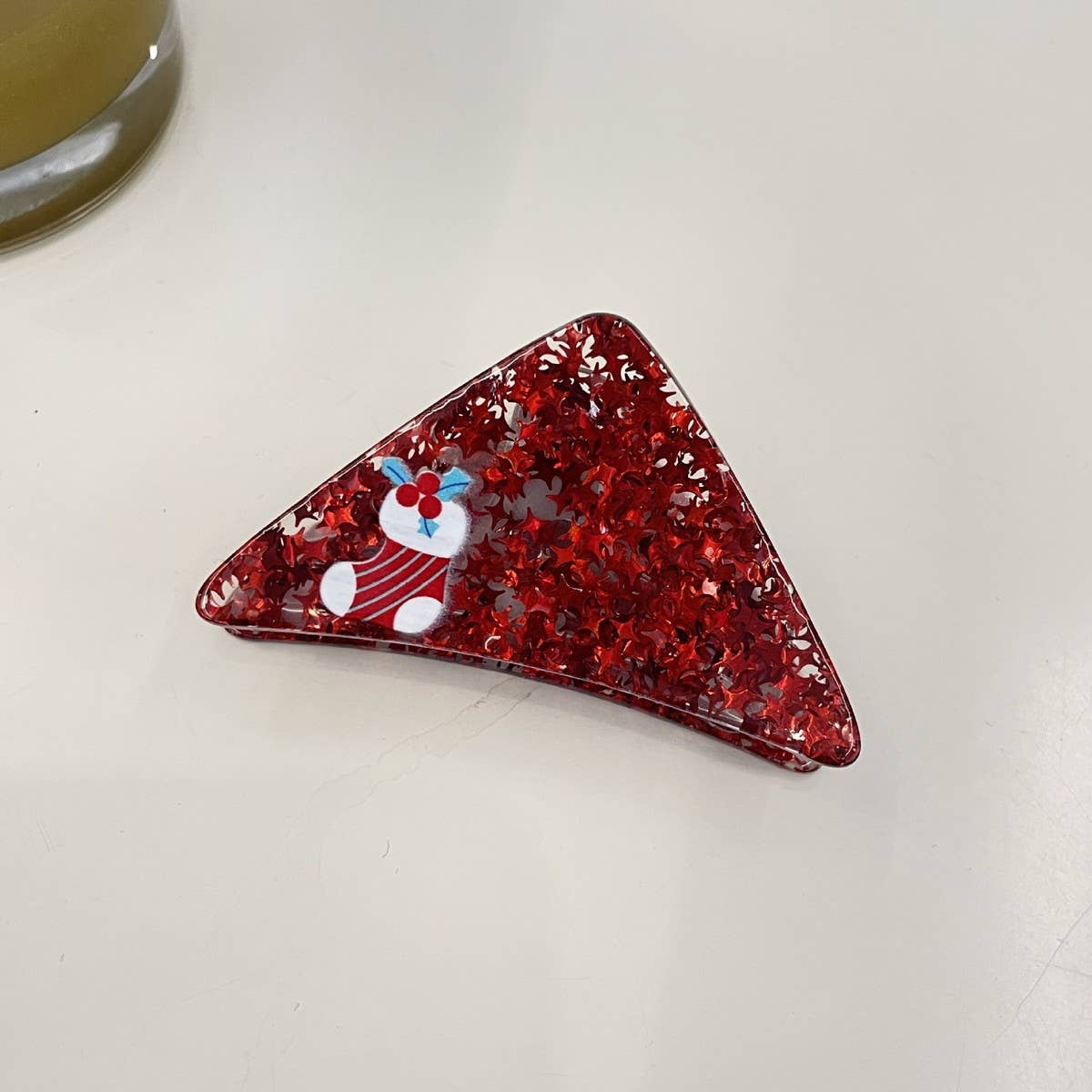 Christmas Reindeer Snowflake Hair Clip Shark Clip