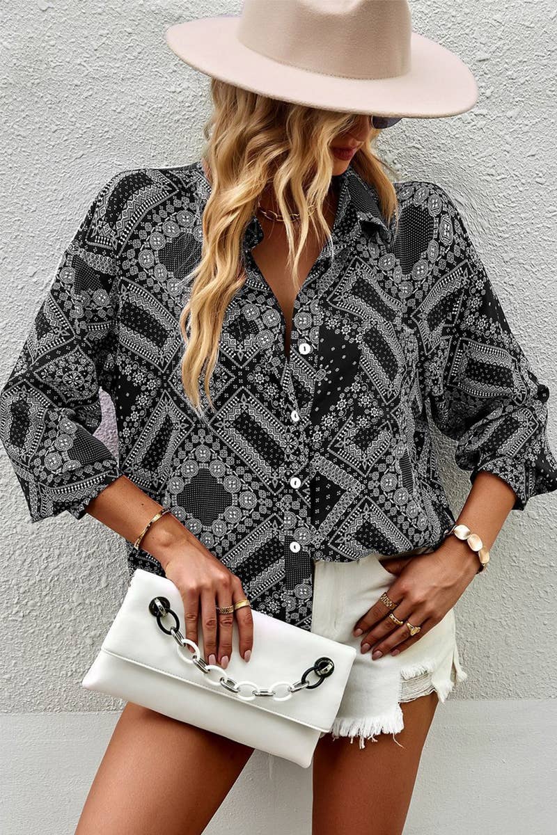 CWTBLL3762_FOUR SEASONS TEMPERAMENT COMMUTER SHIRT