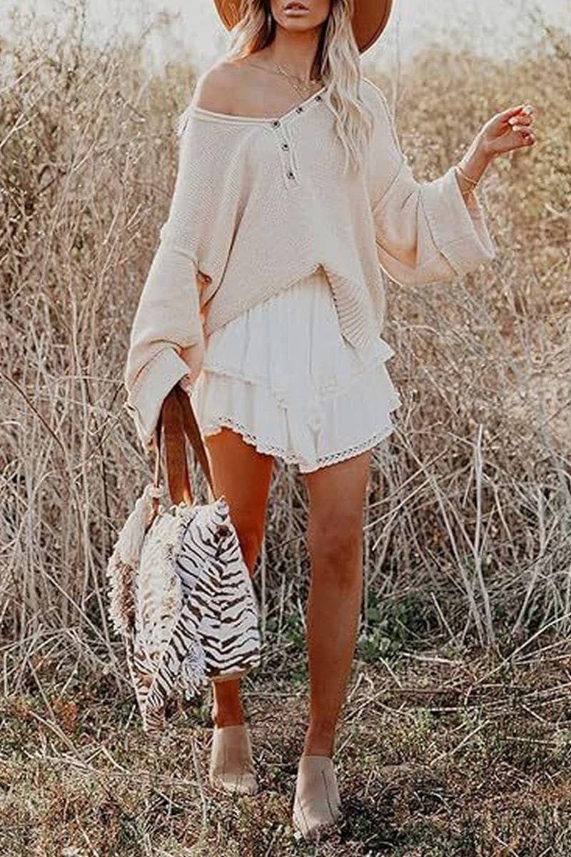 CWBSS0455_HIGH WAIST LAYERED RUFFLE MINI SKIRT