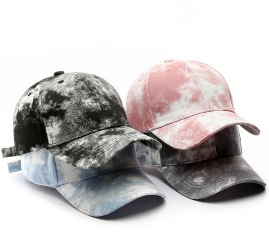 CWAH3227_JAPANESE TIE DYE TRENDY BASEBALL CAP