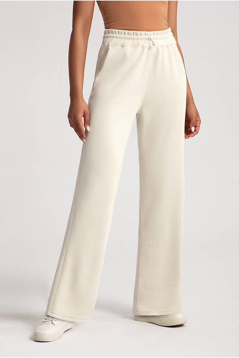 CWBLP1508_MODAL HIGH WAIST LOOSE RUNNING SPORTS PANTS