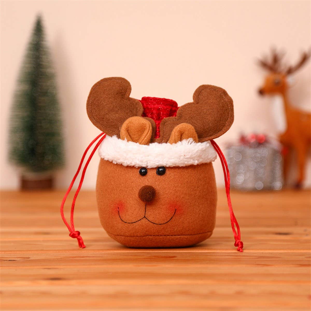 CHRISTMAS APPLE BAG SMALL GIFT TOTE BAG