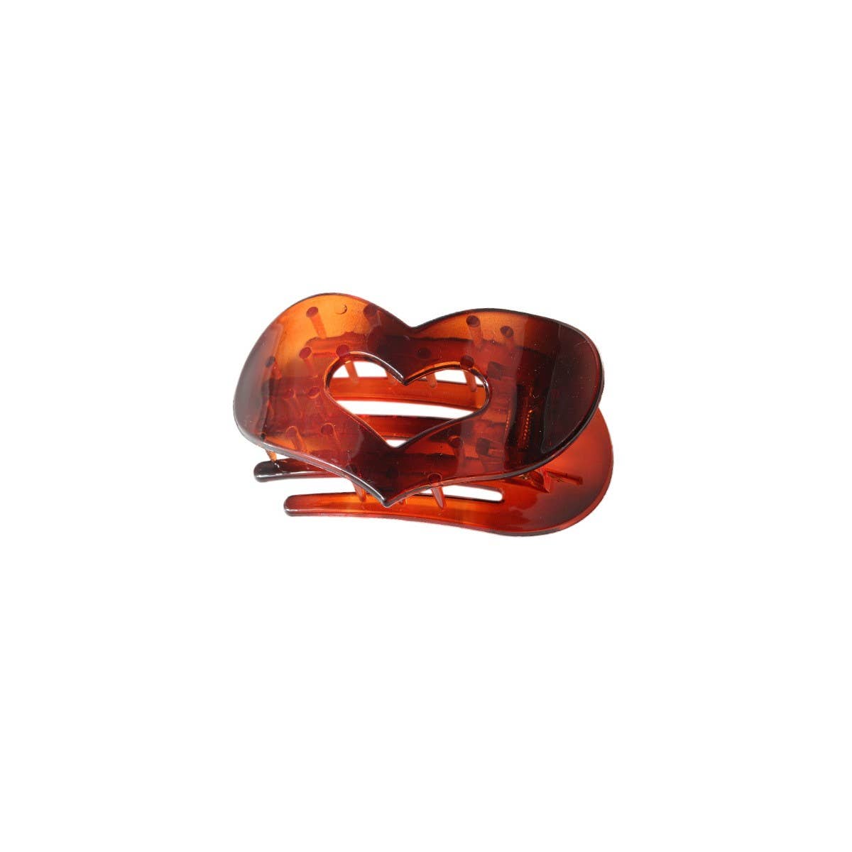 CWAHA07417_PC HEART HAIR CLAW CLIP STRONG GRIP FOR WOMEN