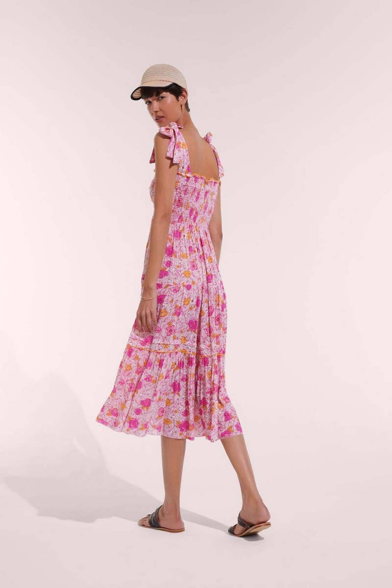 CWDMD6015_STRAPLESS BACKLESS VINTAGE PRINT MAXI DRESS