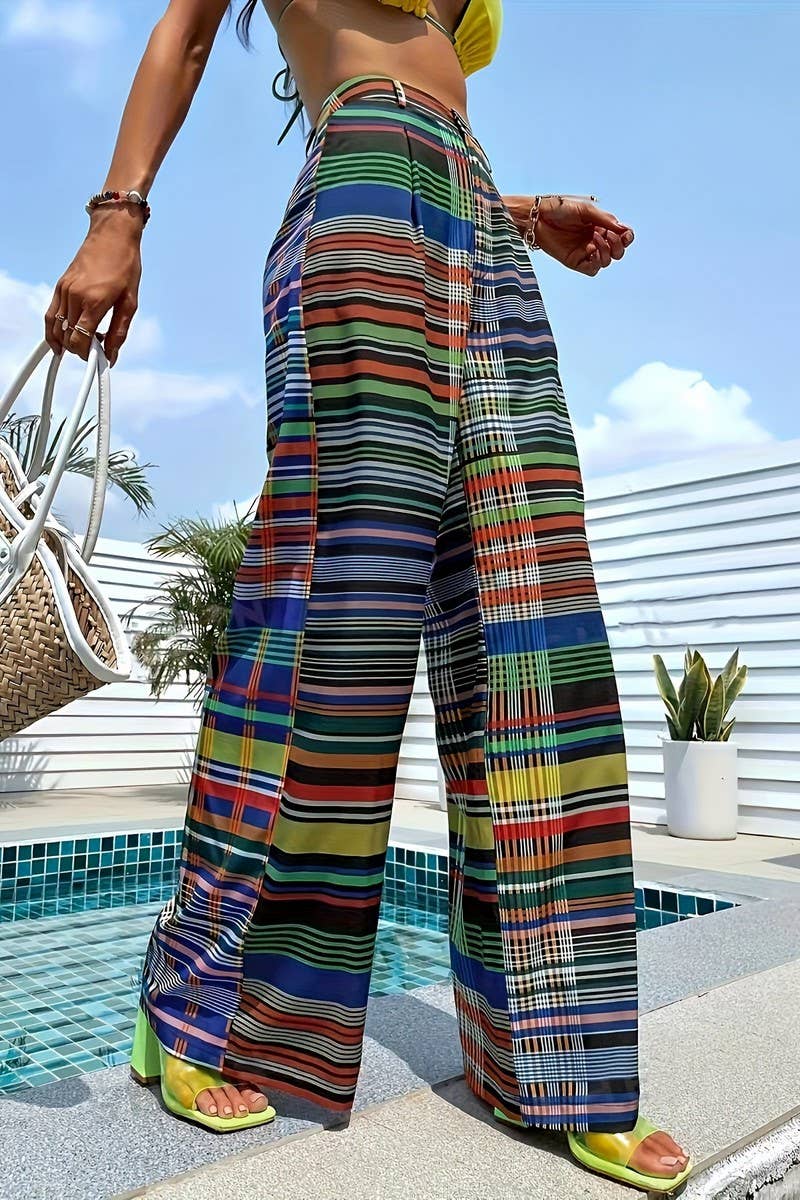 CWBLP2091_COLORFUL PRINT HIGH WAIST FLOWING WIDE LEG PANTS