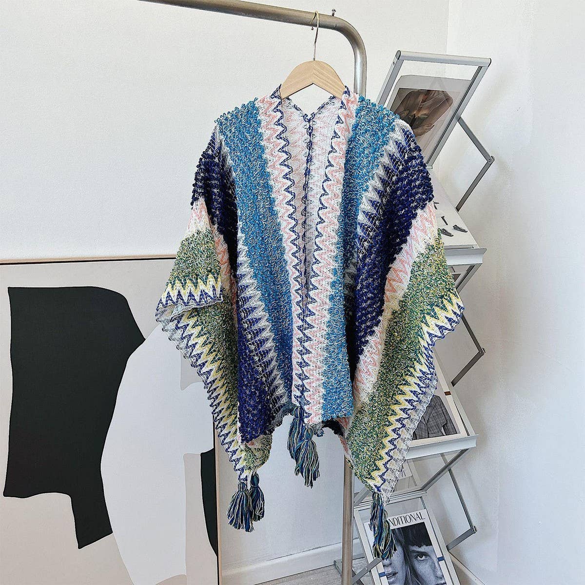 CWASC03124_BOHO TASSEL SHAWL CAPE FOR WOMEN TRAVEL