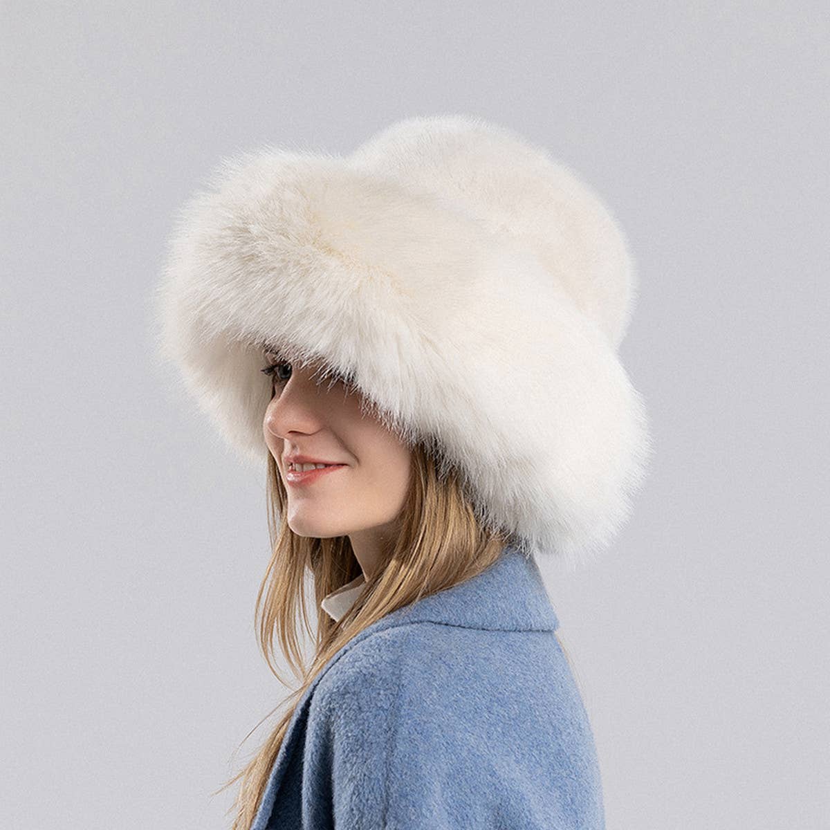WOMEN FASHION WARM BASIN HAT BUCKET HAT_CWAH0876