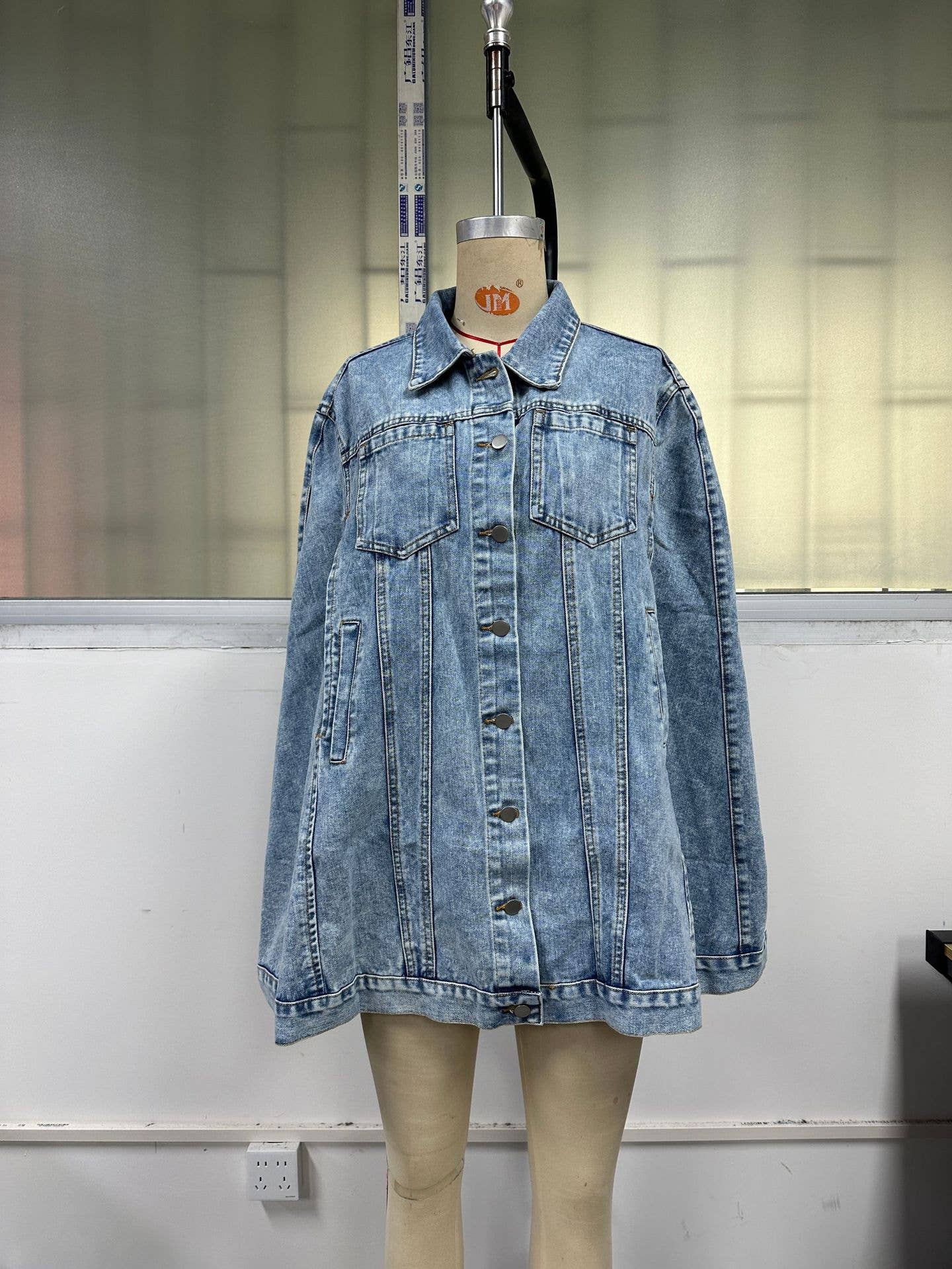 Fashion,irregular,loose versatile denim jacket