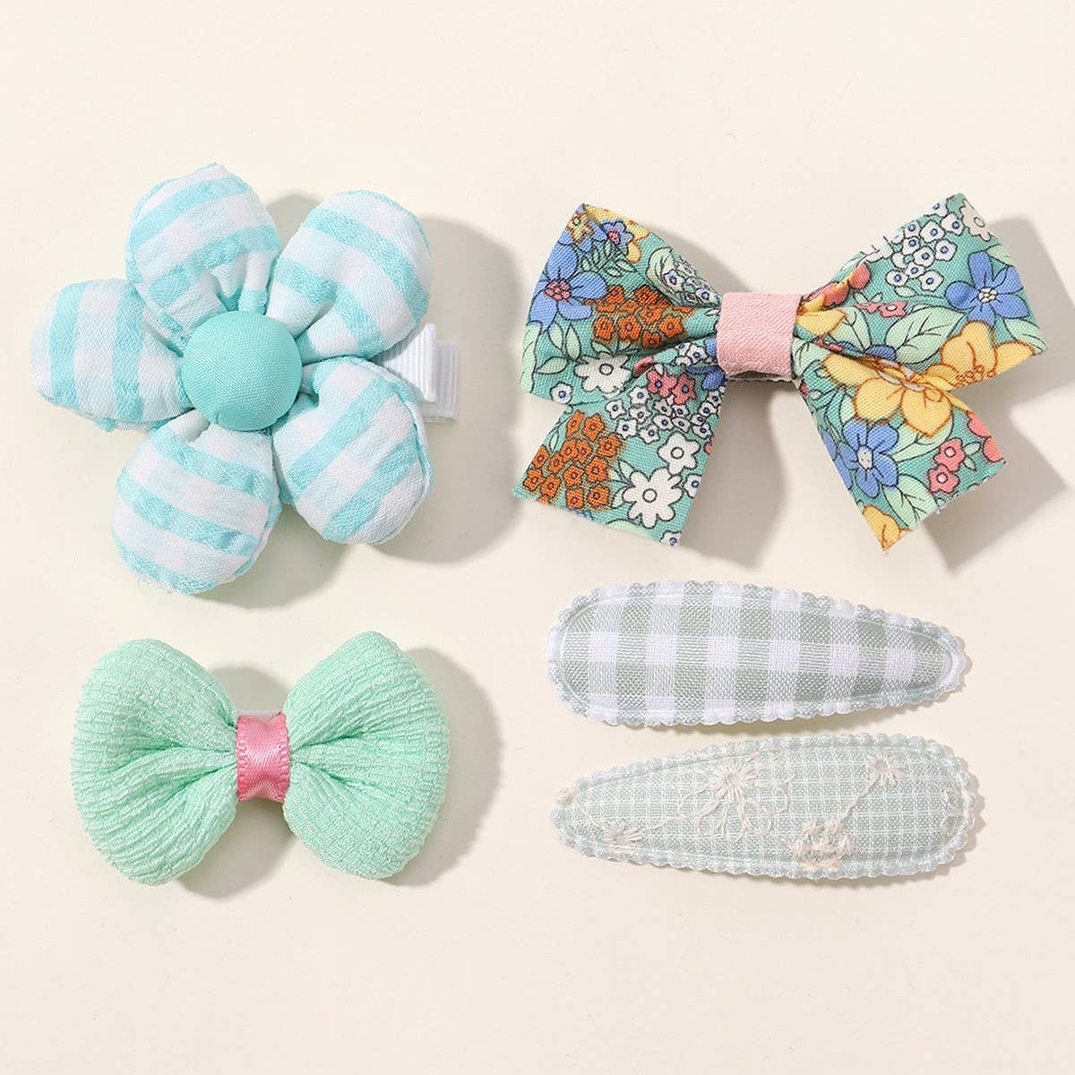 Mini Baby Girl Hair Clip Set ? Flowers & Bows