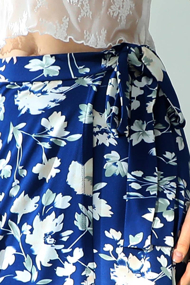 CWBLS117_High Waisted Maxi Wrap Skirts with Slit