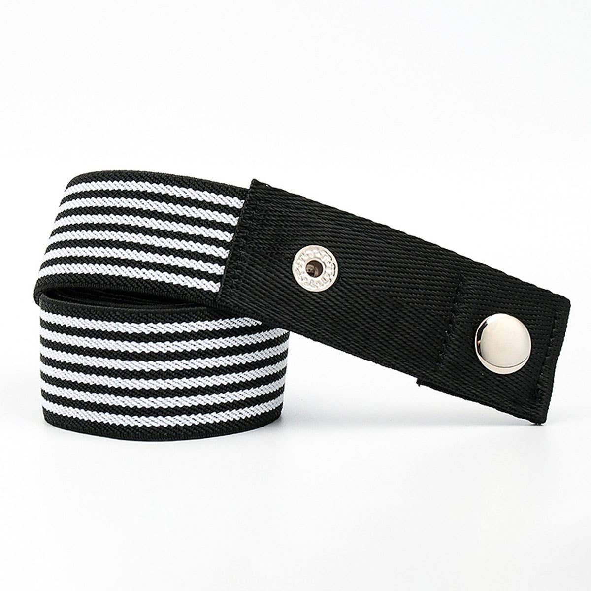 SEAMLESS WOVEN BUCKLELESS ELASTIC CANVAS BELT_CWABE0673