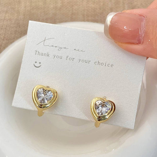 VALENTINE'S DAY RETRO HIGH-END HEART EARRINGS