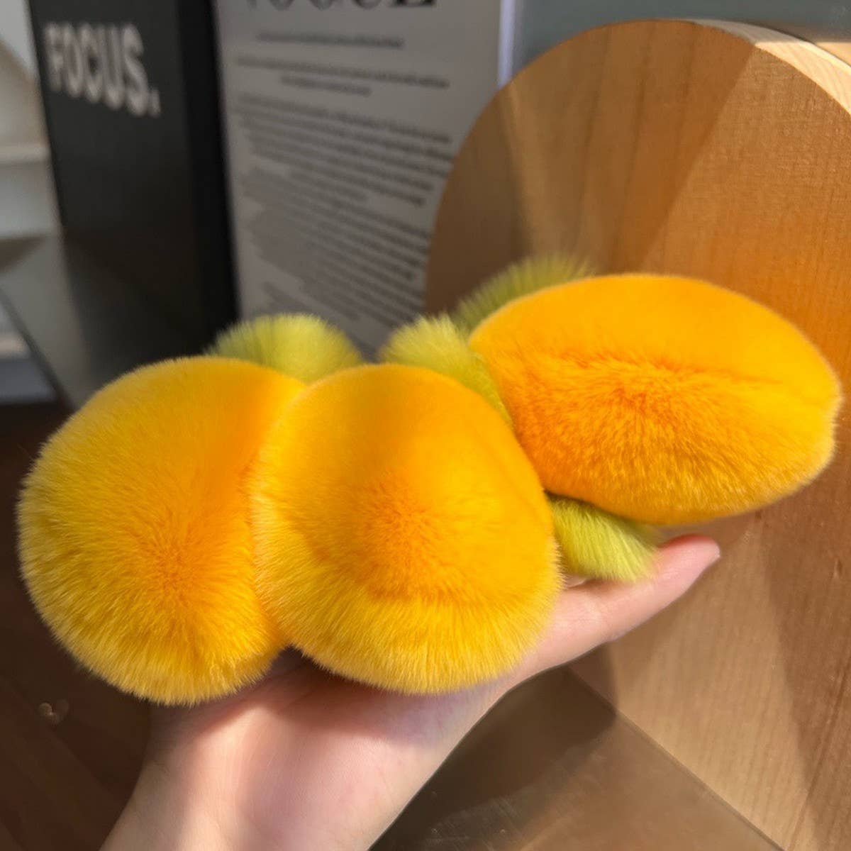 CUTE PLUSH DOLL SMALL MANGO CAR KEYCHAIN PENDANT