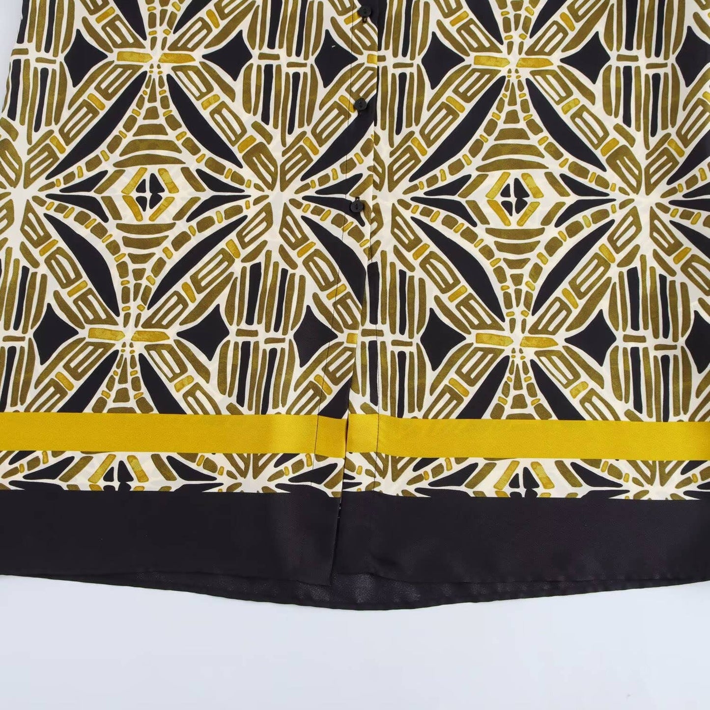 Belt fashionable loose-fitting printed dress