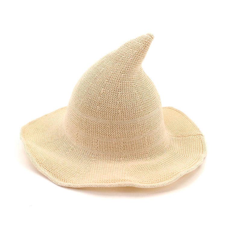 Halloween Pointed Witch Hat, Knit & Foldable_CWAH0617