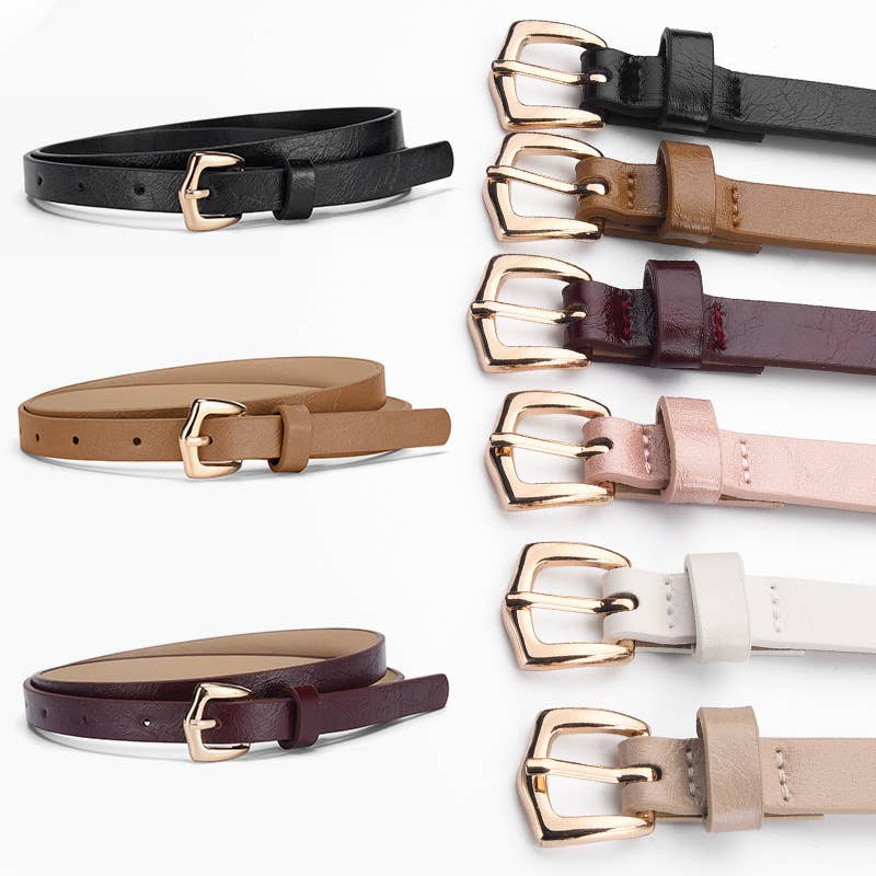 Minimalist belt with sense of fashion and luxury