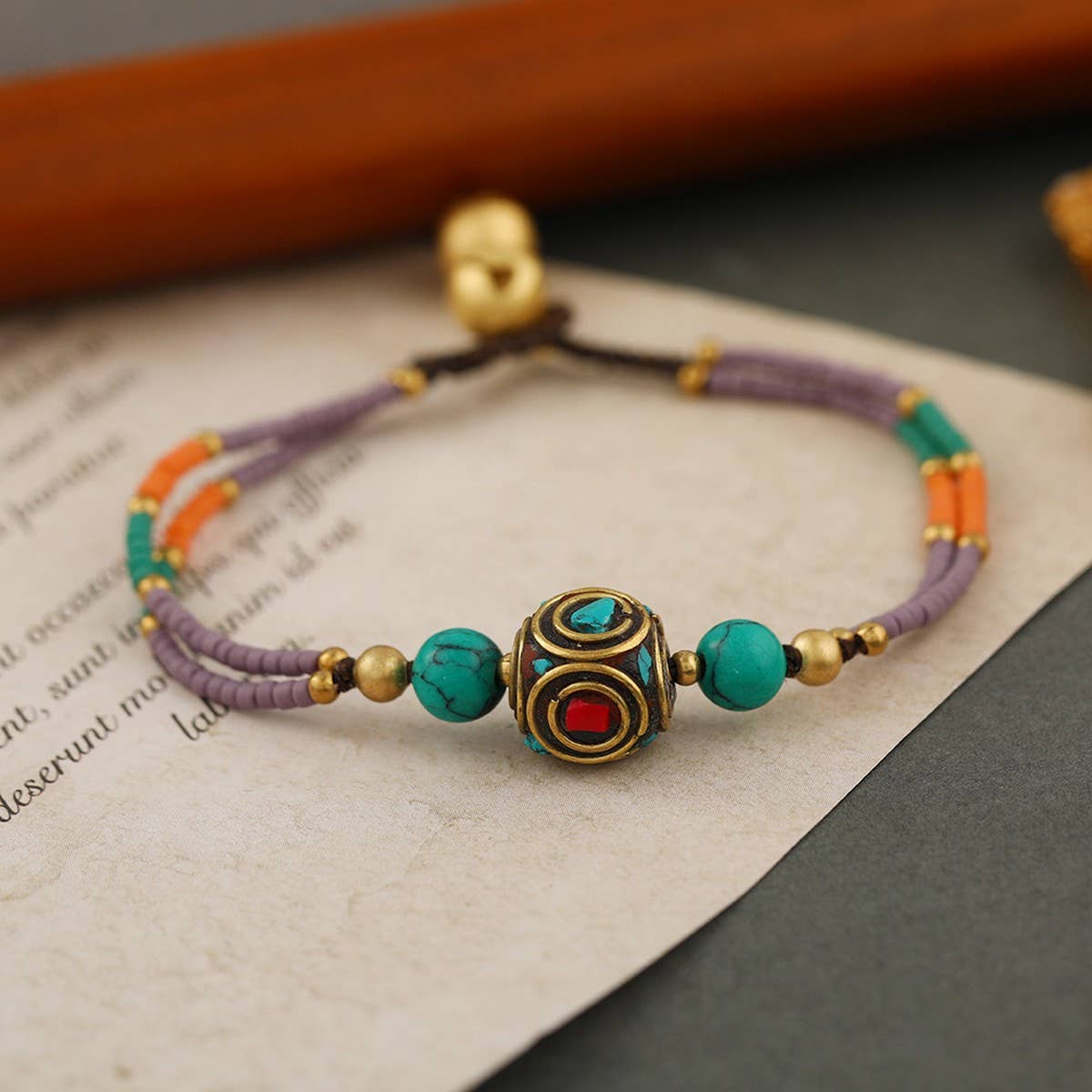 ETHNIC STYLE NICHE DESIGN RETRO BRAIDED BRACELET_CWAJE3961