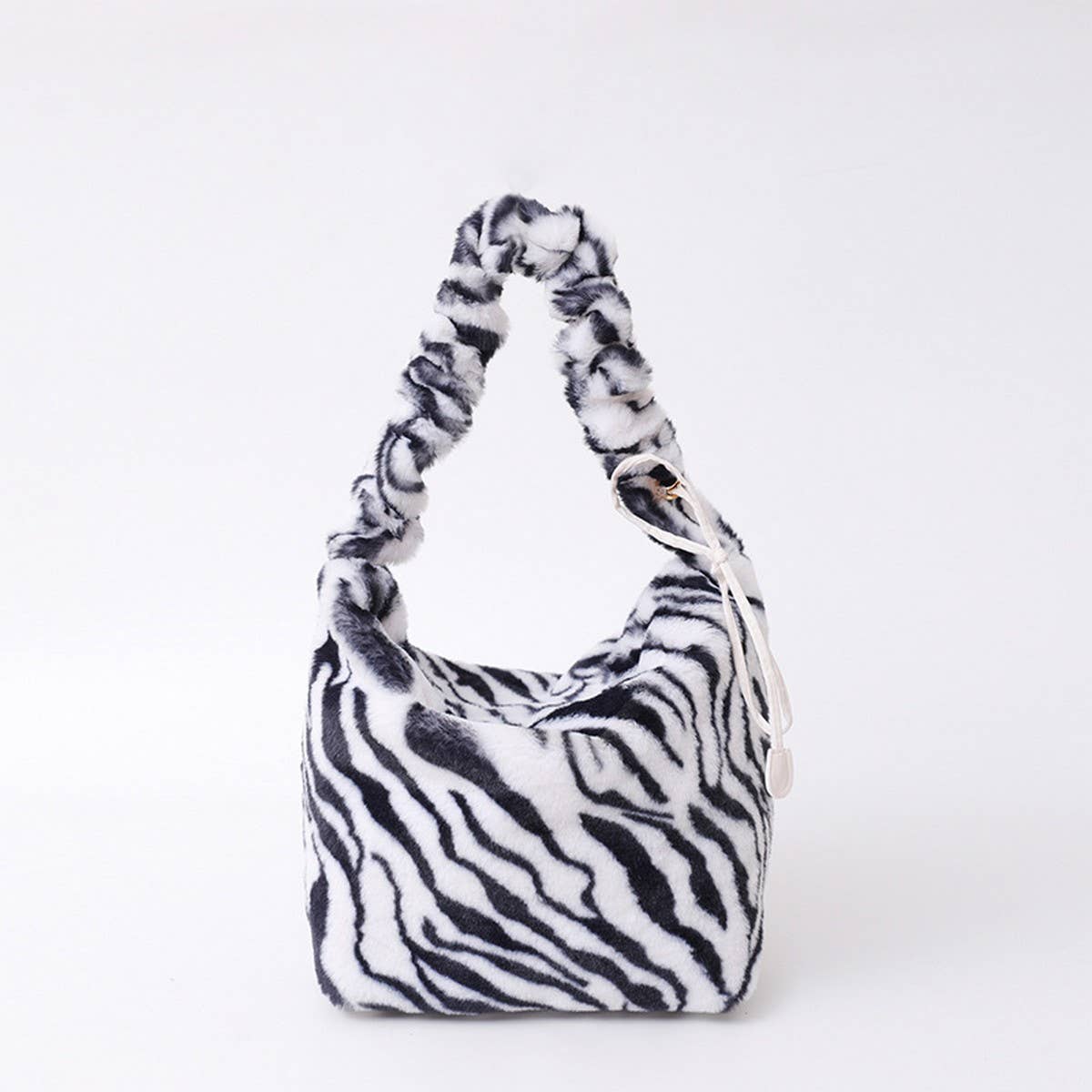 Plush Leopard Handbag Large Crossbody Bag_CUAB00600