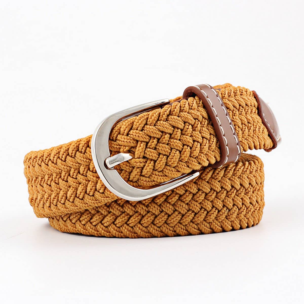 CWABE0373_WOVEN CANVAS ELASTIC WAISTBAND FOR MEN AND WOMEN