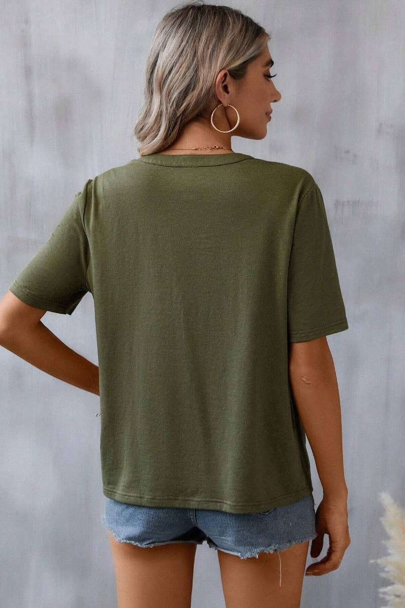 CWTBLS1118_EMBROIDERY PATCHWORK LACE LACE SHORT SLEEVE TOP