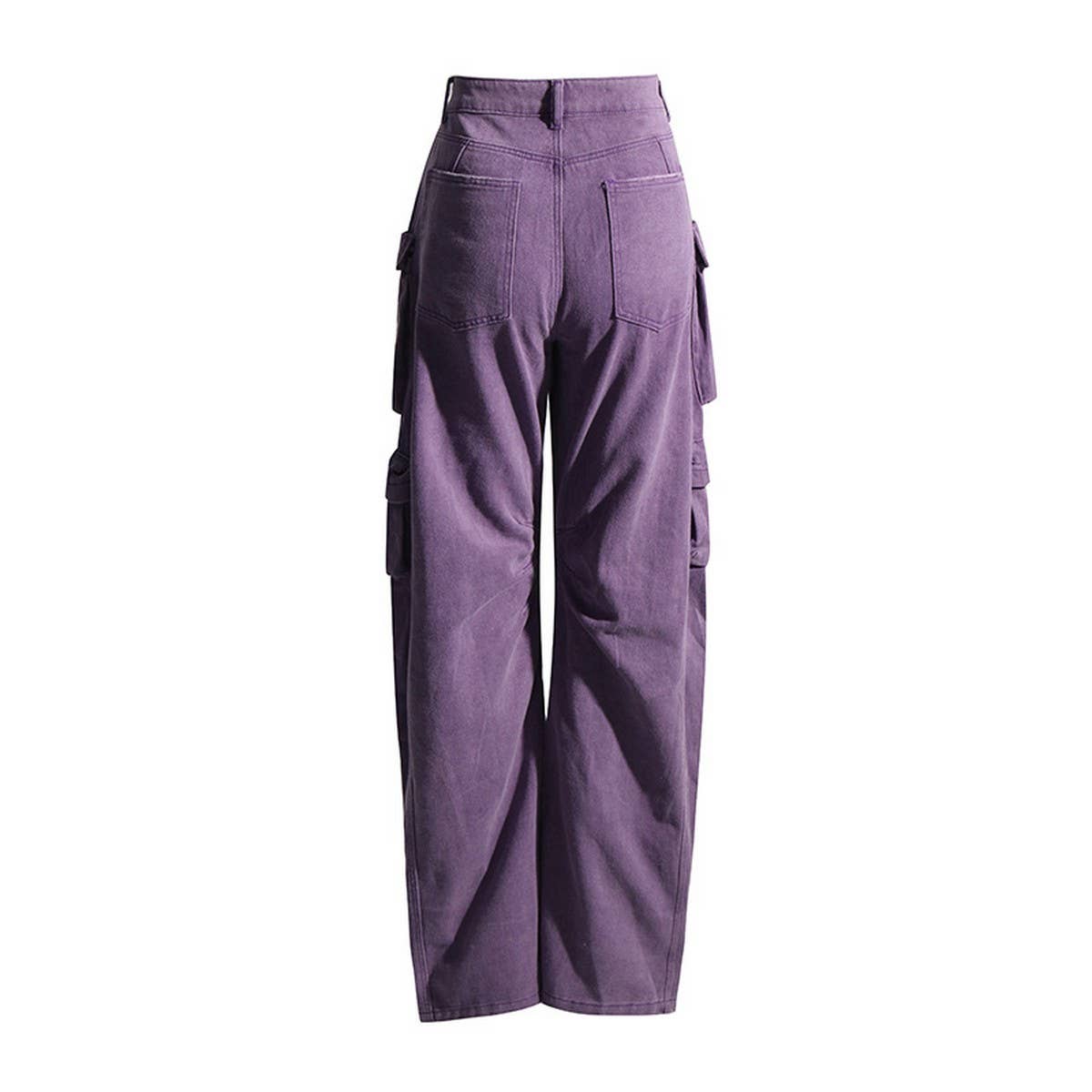 MULTI POCKET LOOSE CARGO PANTS JEANS