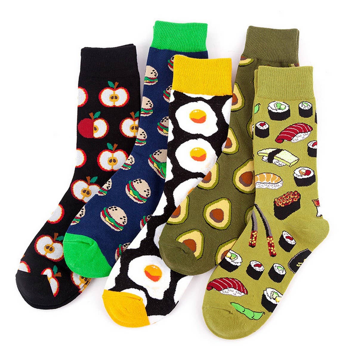 CASUAL PERSONALIZED FOUR SEASONS MID-CALF SOCKS_CWMS1011